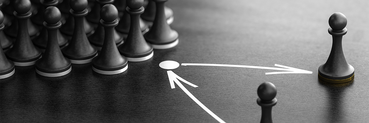 pawns showing strategy and movement